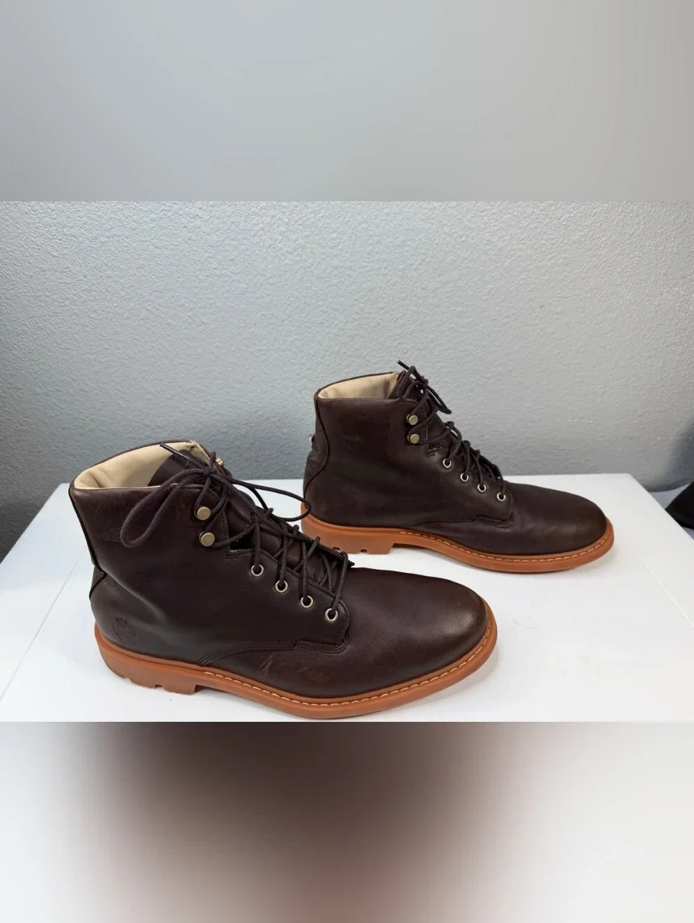 Timberland AFHP-A5050 Men's Shoes EU 44 Dark Brown Leather High-Top size 10 EUC